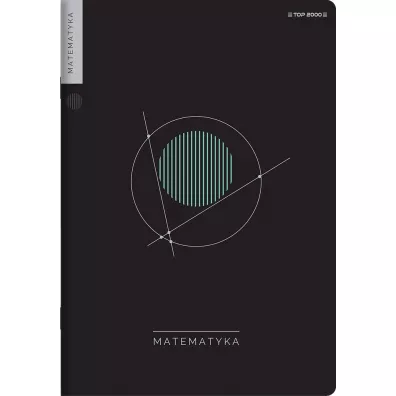 Top-2000 Zeszyt A5 Matma Matematyka ze �ci�gami kratka, 70g 60 kartek