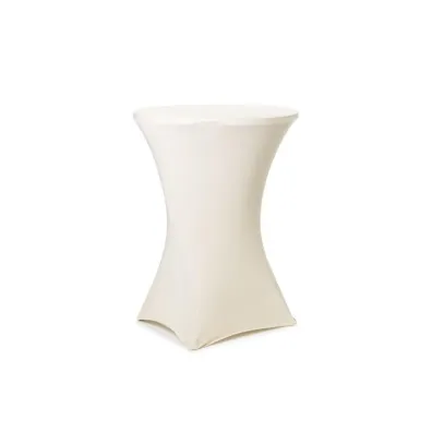PartyDeco Pokrowiec na st� koktajlowy cappuccino 80x110cm
