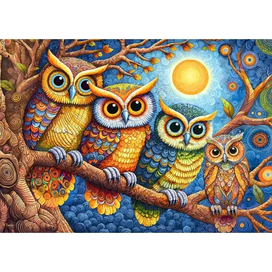 Puzzle 500 CherryPazzi Moonlight Owls 20449