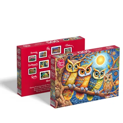 Puzzle 500 CherryPazzi Moonlight Owls 20449