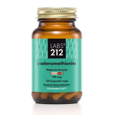Labs212 L-Selenomethionine Selenium SeLECT - L-selenometionina Suplement diety 120 kaps.