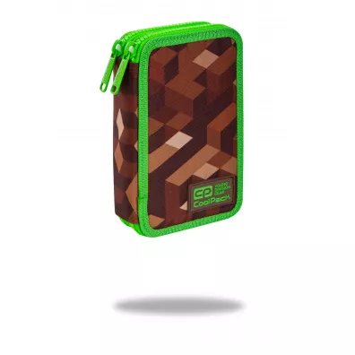 CoolPack Pirnik podwjny Jumper 2 City Jungle z wyposaeniem