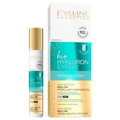 Eveline Cosmetics Bio Hyaluron Expert hialuronowy roll-on modelujący kontur oczu 15 ml