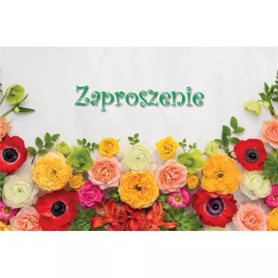 Trend Zaproszenie Uniwersalne 10 szt.