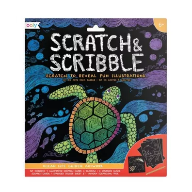 Zdrapywanki Scratch & Scribble Podwodny �wiat Ooly