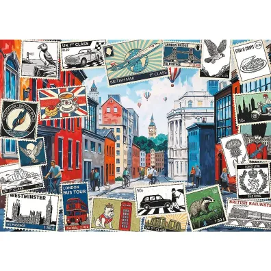 Puzzle 500el Creative Pozdrowienia z Londynu TREFL 37563  TR