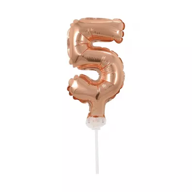Godan Balon foliowy na patyczku BC-5RZ5 Cyfra 5
