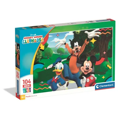 Puzzle 104el Maxi Mickey CLEMENTONI 25018 CLM