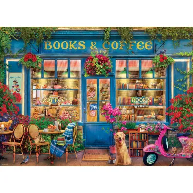 Puzzle 1000 el. Books & Coffee by Gary Walton Eurographics