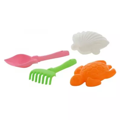 Polesie 57556 Zestaw do piasku �opatka+grabki+foremki