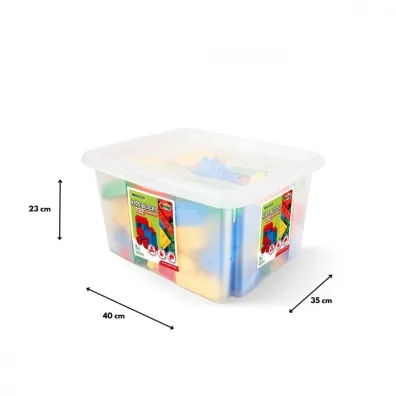 Klocki 132 elementy Kids Blocks w pojemniku 41270