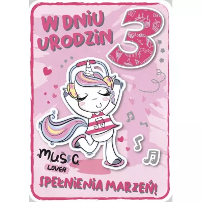 Armin Style Karnet Urodziny 3 GM-686