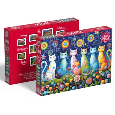 Puzzle 1000 el. Cute Whiskers 31285 CherryPazzi