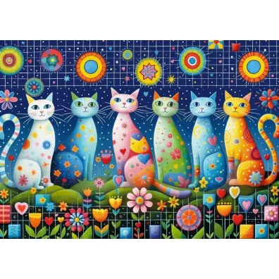 Puzzle 1000 el. Cute Whiskers 31285 CherryPazzi