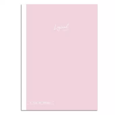 Nakabayashi Notatnik z naklejkami B5 r�owy 7mm, linia