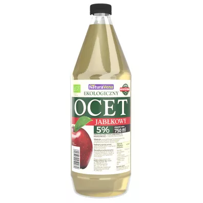 NaturaVena Ocet jab�kowy 5% 750 ml Bio