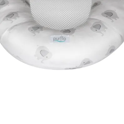 Purflo Oddychaj�cy materac do spania dla niemowl�t, kokon - s�oniki