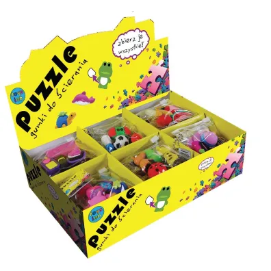 Stnux Gumki do �cierania Puzzle 4 szt.