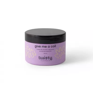 Twisty Maska do w�os�w kr�conych wysokoporowatych Give Me a Coil 250 ml