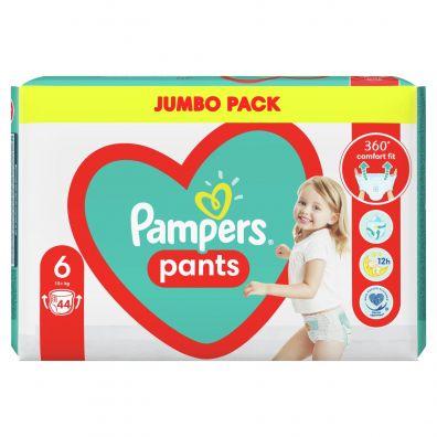 Pampers Pieluchomajtki Pants (15 kg+) 6 Jumbo Pack 44 szt.
