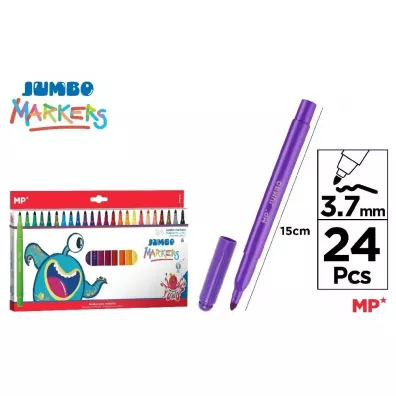 Mp Main Paper Flamastry Jumbo 24 kolory