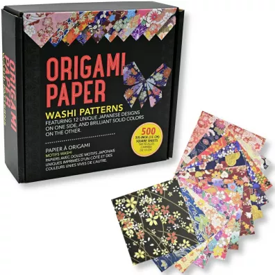Papier origami Kwiaty Washi Peter Pauper Press 500 szt.