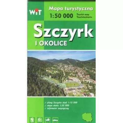Mapa turystyczna Szczyrk i okolice 1:50 000