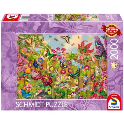 Puzzle PQ 2000 el. Ogr�d motyli Schmidt