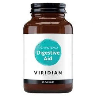 Viridian Digestive Aid Formu�a - Enzymy trawienne - suplement diety 30 kaps.