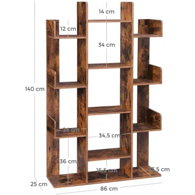 Songmics Rega wolnostojcy duy 140 cm