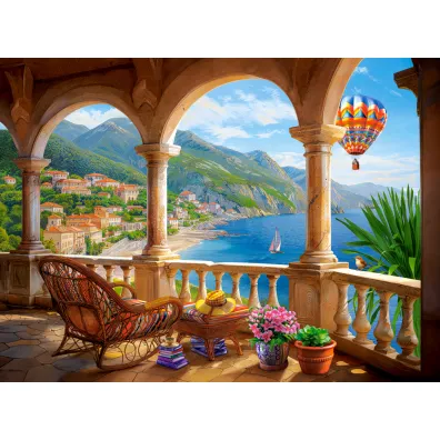 Puzzle 2000 el. Montenegro Meditation Castorland