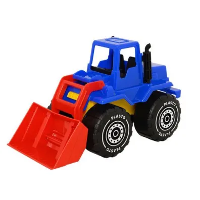 adowacz czoowy 30 cm w pudeku kolor niebiesko-czerwony PLASTO