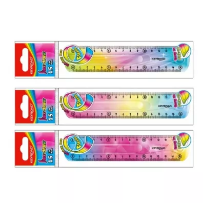 Keyroad Linijka elastyczna t�czowa 15 cm