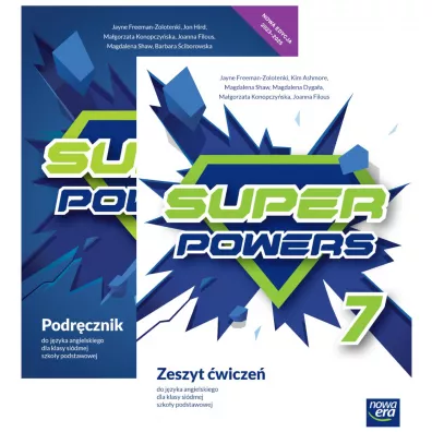 Pakiet Super Powers 7 NEON. Podr�cznik i zeszyt �wicze� do j�zyka angielskiego dla klasy si�dmej szko�y podstawowej - Jon Hird, Aleksandra Dziewicka, Kevin Hadley, Jayne  Freeman-Zolotenki