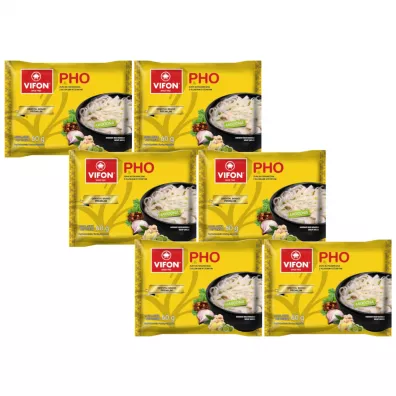 Vifon Zupa wietnamska pho Zestaw 6 x 60 g