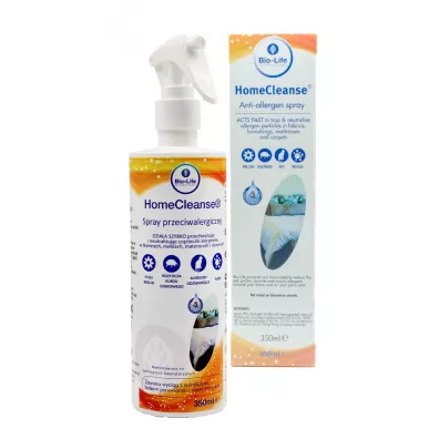 Bio-Life Home Cleanse™, 100% Naturalny antyalergiczny spray do obi� i tkanin 350 ml