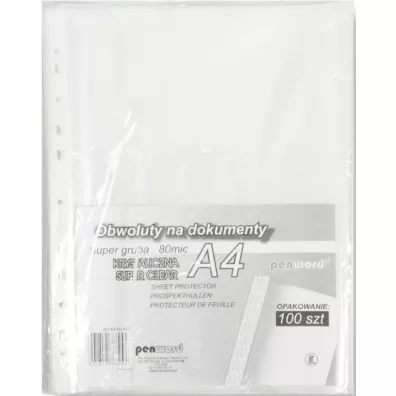 Penword Obwoluta A4 krystaliczna 80 mic 100 szt.