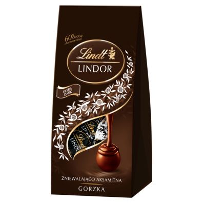 Lindt Lindor Praliny z gorzkiej czekolady 60% kakao 98 g