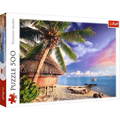 Puzzle 500 el. Wyspa Bora-Bora Trefl