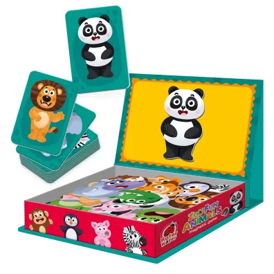 Puzzle Uk�adanka magnetyczna Zabawne zwierz�ta w ZOO RK2030-06 Roter Kafer