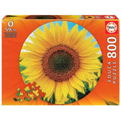 Puzzle okr�g�e 800 el. S�onecznik Educa