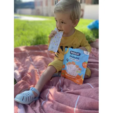 Smileat Lody owocowe do mro�enia o smaku gruszki i brzoskwini Smilado po 6 miesi�cu 5 x 50 g Bio