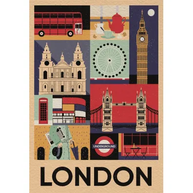 Puzzle 1000 el. Compact London Clementoni