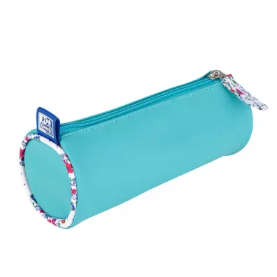 Oxford Pirnik tuba Floral pastel turkusowy