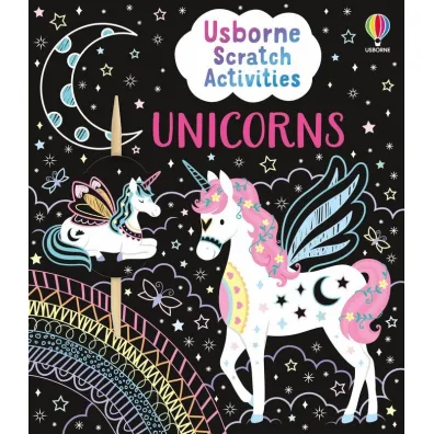 Unicorns. Usborne Scratch Activities wer. angielska - Rosie Dickins, Klara  Hawkins