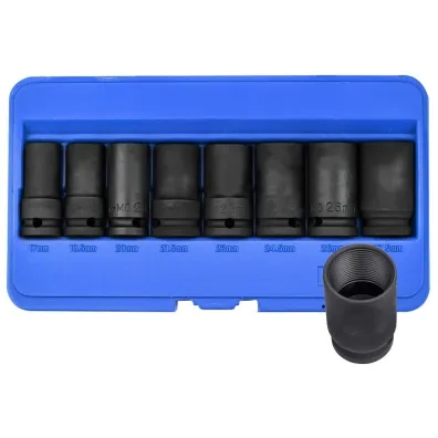 QS50477 Quatros Zestaw nasadek do obrobionych �rub 8szt.