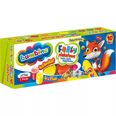 St. Majewski Farby plakatowe Bambino Deco 10 x 20 ml