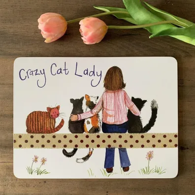 Alex Clark Podk�adka pod talerz MT57 Crazy Cat Lady Kociara