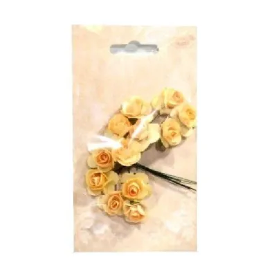 Galeria Hobby Kwiatki papierowe r�yczki herbaciane 12 szt.