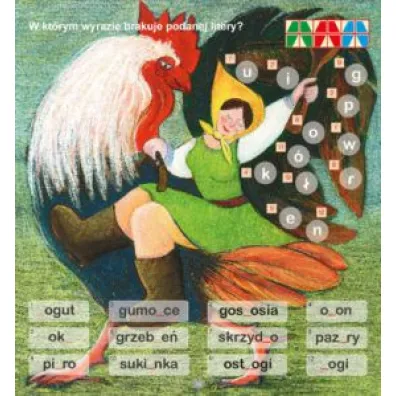PUS Mia�a Baba Koguta Doskonalenie s�uchu fonemowego, czytania i pisania 4